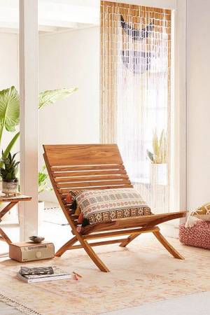 Lounge Wooden Folding Chair