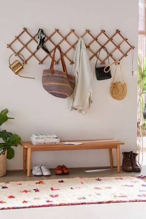 Wooden Folding Multi-Hook "Vintage Decor"