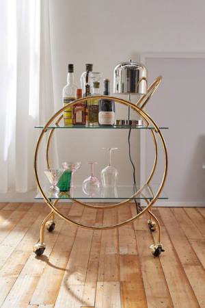 Round Bar Cart