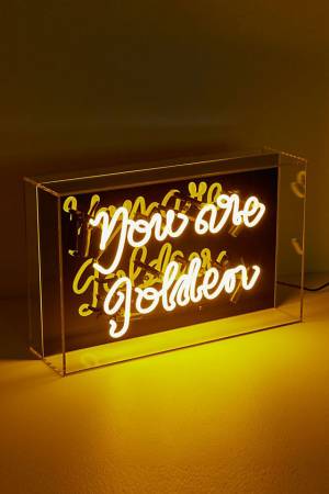 Neon Light Sign "You Are Golden"