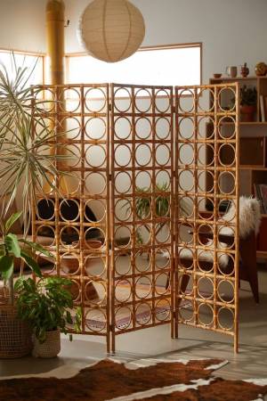 Rattan Room Divider
