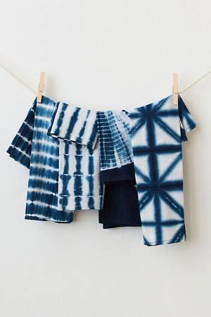 Shibori Indigo Napkins Set
