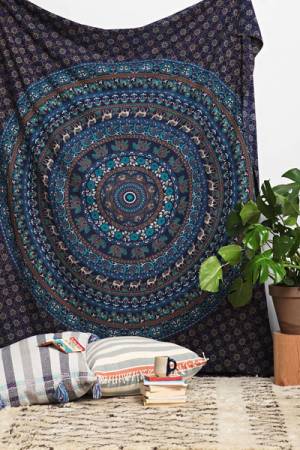 Magical Thinking Mandala Bohemian Tapestry