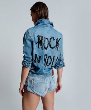 OneTeaspoon Denim Jacket "Crystal Rock N Roll Trucker"