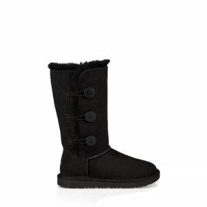 UGG Kids' Bailey Button II Triplet Boot Sheepskin