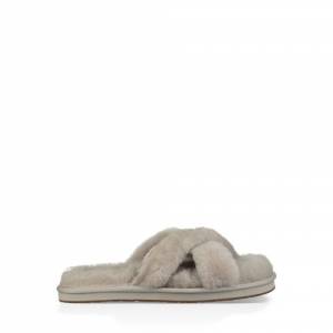 UGG Women's Abela Sheepskin And Suede Slipper Sandal