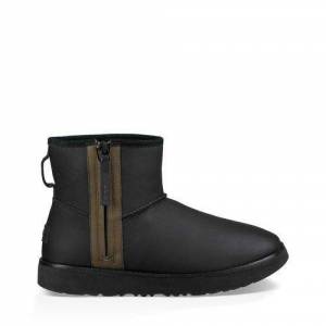 UGG Men's Classic Mini Zip Waterproof Boot Suede