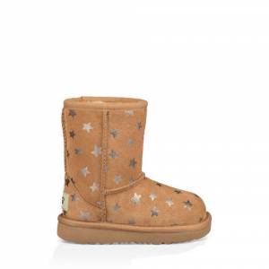 UGG Toddlers' Classic II Short Stars Boot Suede