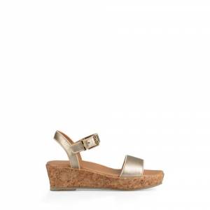 UGG Kids' Milley Metallic Sandal Leather