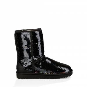 UGG Women's Classic Short Sequin Boot Sheepskin