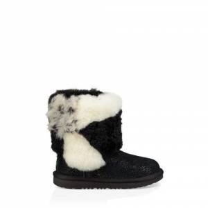 UGG Toddlers' Classic Short Patchwork Fluff Boot Sheepskin