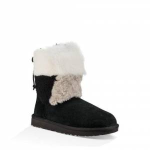 UGG Women's Classic Short Patchwork Fluff Boot Suede