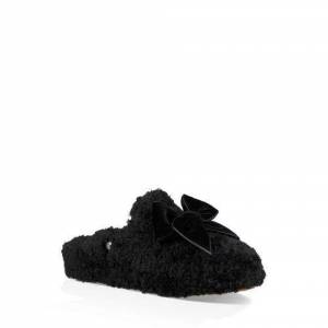 UGG Women's Addison Velvet Bow Slipper Sheepskin
