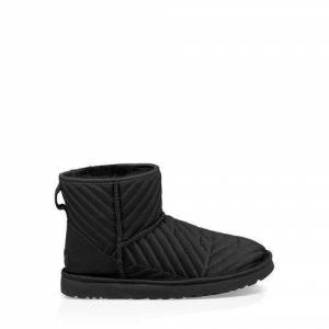 UGG Women's Classic Mini Quilted Satin Boot Cotton Blend