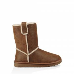 UGG Women's Classic Short Spill Seam Bomber Boot Suede