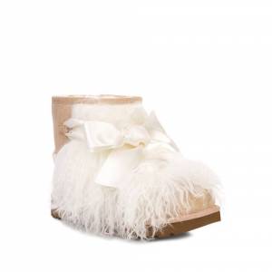 UGG Women's Classic Mini Mongolian Boot Sheepskin