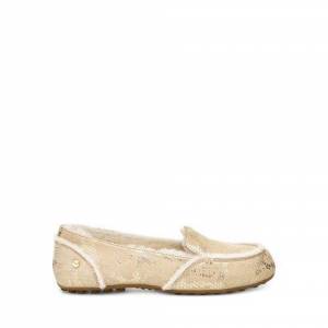 UGG Women's Hailey Metallic Snake Loafer Leather