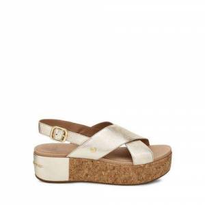 UGG Women's Shoshana Metallic Sandal Leather