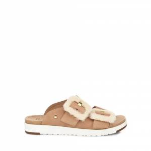 UGG Women's Fluff Indio Sandal Suede