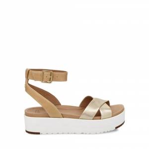 UGG Women's Tipton Metallic Sandal Leather