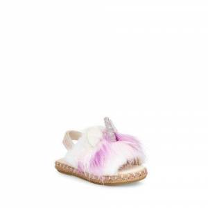 UGG Toddlers' Rainbow Unicorn Sandal Faux-Fur