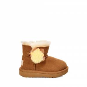 UGG Kids' Mini Bailey II Cactus Flower Boot Sheepskin