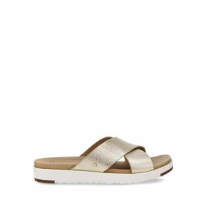 UGG Women's Kari Metallic Sandal Suede