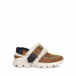 UGG Women's Fluff Punk Trainer Leather