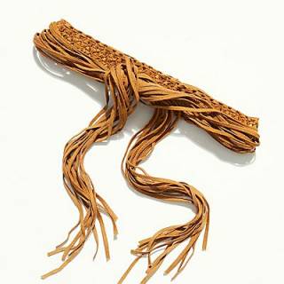 Free People Wrap Belt "Yahira Fringes"