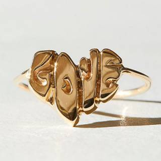 Elisa Soloman Love Ring "14k Heart"