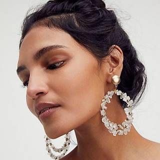 Oversize Hoop Earrings "Now Or Never"