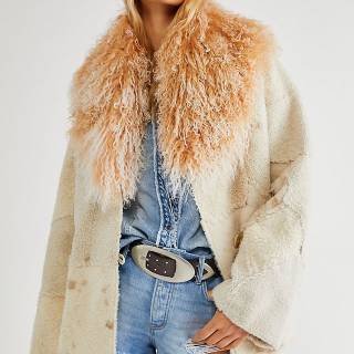 Nigel Preston Shearling Coat "Pearl's Cabin"