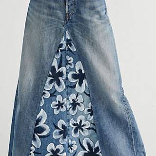 Rialto Denim Maxi Skirt "Emma"