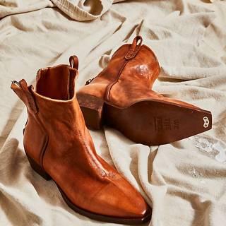 Free People Distressed Ankle Boots "Wade"