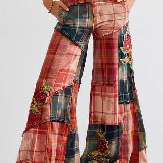 Free People Wide-Leg Pants "Distant Heart"
