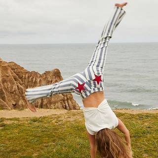 Free People Flare Jeans "Stars & Stripes Firecracker"
