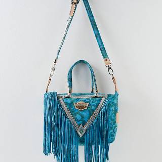 El Vaquero Crossbody Bag "Fringed Paisley"