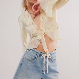 LoveShackFancy Top "Vivetta Blouse"