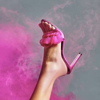 Giuseppe Zanotti Women's Sandals "Fuchsia Nausicaa Mule"