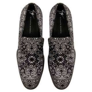 Giuseppe Zanotti Men's Loafers "Garrison Paisley Moccasins"