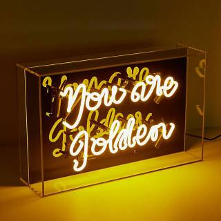 Neon Light Sign "You Are Golden"