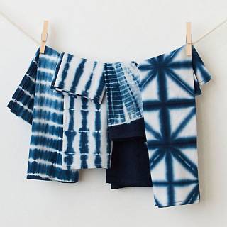 Shibori Indigo Napkins Set