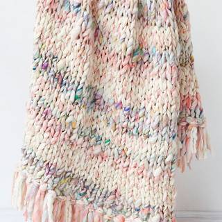 Chunky Knit Blanket "Wanderlust"