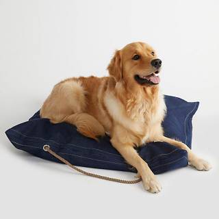 Found My Animal Denim Dog Bed