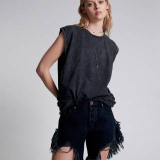 OneTeaspoon Denim Shorts "Fox Black Frankies"