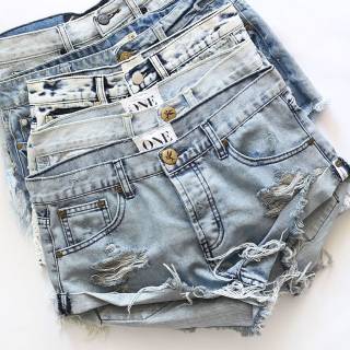 One Teaspoon Denim Shorts "The One Jean Cutoffs"