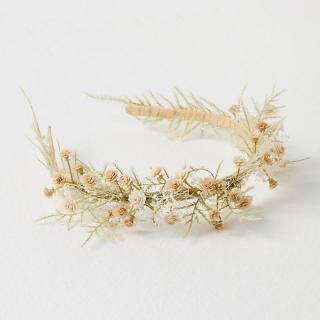 Curried Myrrh Floral Headband "Eden Flowers"