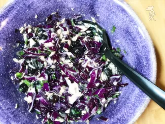 Red Cabbage Tuna Salad