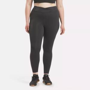 Reebok Women's Workout Ready Basic High-Rise Tights (Plus Size) in Black (100026437)