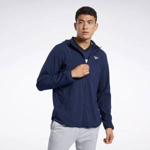 Reebok Men's Training Essentials Jacket in Blue (100038736)